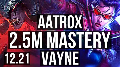 Aatrox Vs Vayne Top 8 1 6 2 5m Mastery 1600 Games Godlike Euw