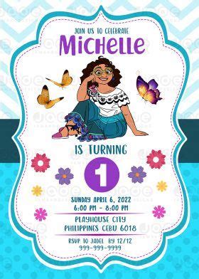 Encanto Digital Birthday Invitation Template Jamakodesigns Custom