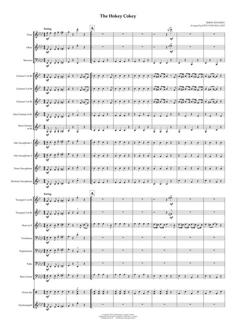 The Hokey Cokey by Jimmy Kennedy - Concert Band - Digital Sheet Music ...