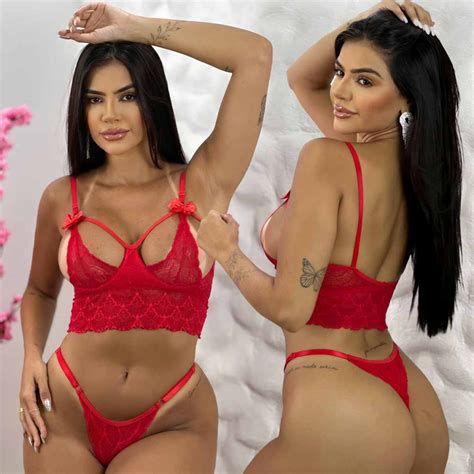 Conjunto Lingerie Meia Ta A Vazado Like You