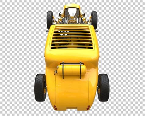 Hot Rod Sobre Fondo Transparente Representaci N D Ilustraci N Archivo Psd Premium
