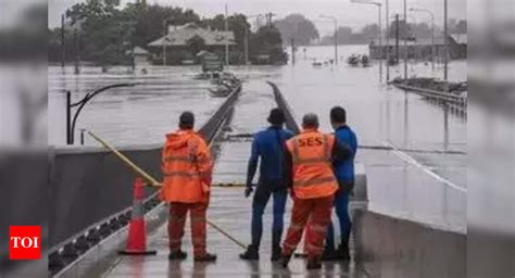 Heavy Rains In Australias East Spark Flash Flooding Rescues Times