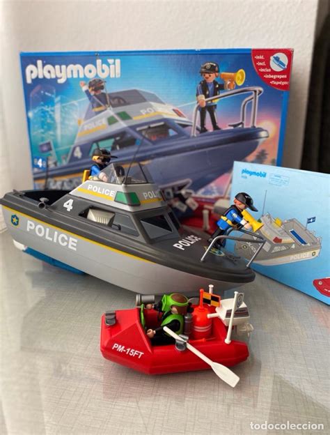 Lancha Policia De Playmobil Comprar Playmobil En Todocoleccion