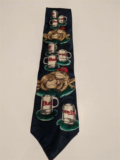 Vintage Budweiser Anheiser Busch Frogs Bud 1995 Mens … - Gem