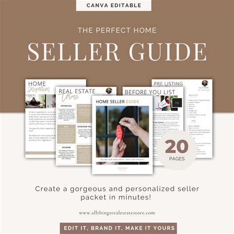 Home Seller Guide Canva Editable Template OnTrack Agent