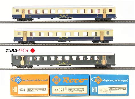 3x Roco EW II Personenwagen Der BLS H0 GS Mit OVP Acheter Sur Ricardo