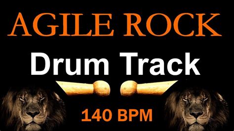 Agile Rock Drum Track 140 Bpm Drum Beats For Bass Guitar Instrumental Isolated Drums Beat