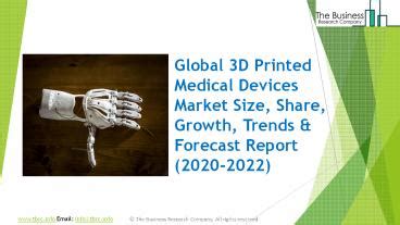 Ppt D Printed Medical Devices Market Size Growth Drivers Trends