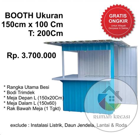 Pembuatan Booth Semi Container Bali Kreasi Rumah Virtual