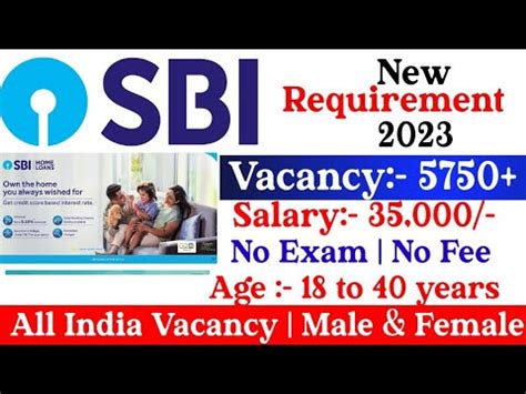 Sbi Bank Recruitment Sbi New Vacancy Sbi Job Vacancy