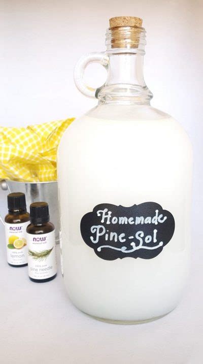 DIY "Better Than Pine-Sol" Pine Oil Cleaner - Of Life and Lisa