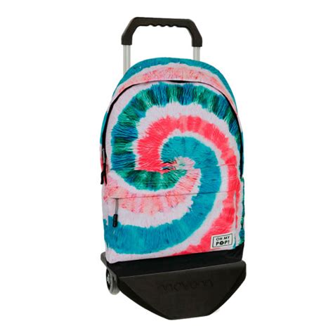 Mochila Escolar Trolley 41cm Voyage Multicor Oh My Pop