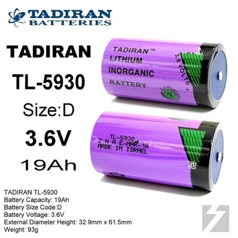 Nuôi nguồn đồng hồ nước Euromag Tadiran TL 5930 SL 2780 TL 2300 size D