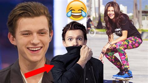 Tom Holland And Zendaya Funny Moments Spider Man Homecoming 2017