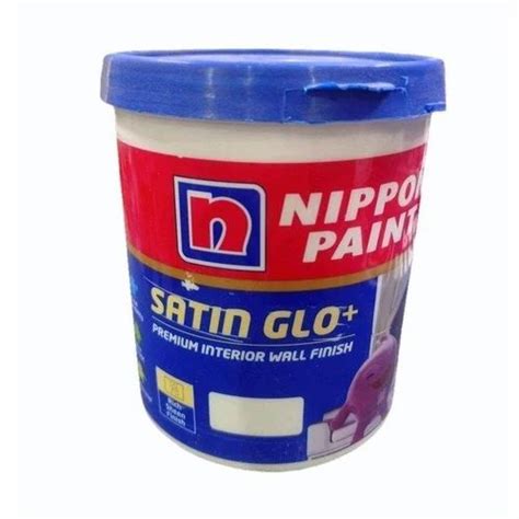 Nippon Satin Glo Plus Premium Interior Wall Finish Paint Packaging