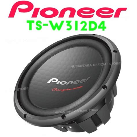 Jual Pioneer Ts W D Subwoofer Inch Dual Voice Coil Ohm Tsw D