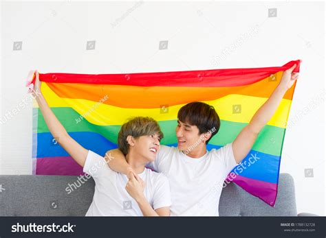 Happy Asian Homosexual Men Gay Couples Stock Photo Shutterstock