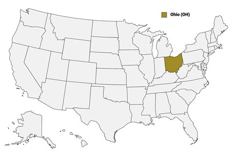 Ohio Counties Map Mappr