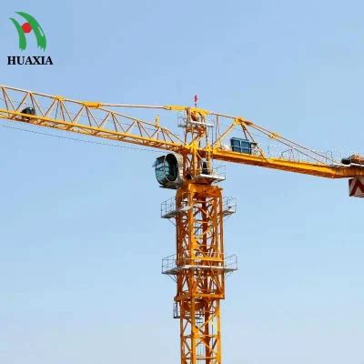 Max Capacity 8ton Jib 50m Jib Flattop Topless Topkit Tower Crane For