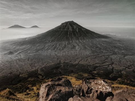 Sumbing From Sindoro Stock Image Image Of Sindoro Mountain 268995511