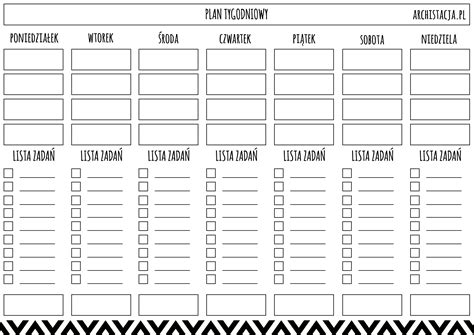 Planer Szkolny Do Druku Karty Pracy Planery My Xxx Hot Girl