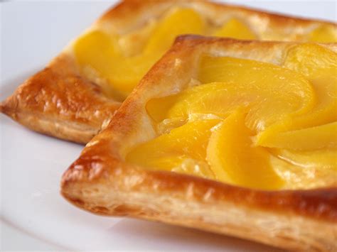 Peach And Custard Danish Pastry Ang Sarap