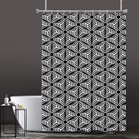 Lushomes Bathroom Shower Curtain With 12 Hooks Eyelets Printed Lotus