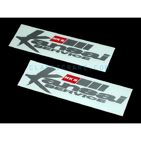 Hks Kansai Service Logo Power Japan 6inch Vinyl Decals Sticker 2