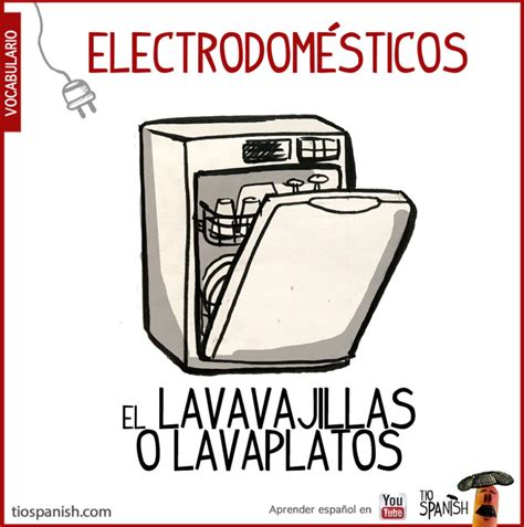 El Lavavjillas O Lavaplatos Vocabulario De Los Electrodomesticos En Español Vocabulario