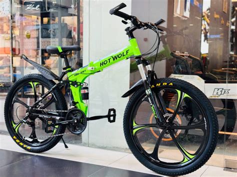 Горный подростковый складной велосипед HOT WOLF 597 , 24 / подростковый ...