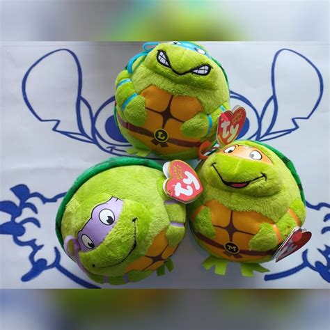 Peluche Leonardo Des Tortues Ninja Pomme D Amour