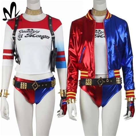 Halloween Cosplay Harley Quinn Suicide Squad Costume Adult Harley Quinn Cosplay Costume Batman