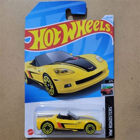 Jual Hot Wheels Corvette C Hw Roadsters Yellow Shopee Indonesia