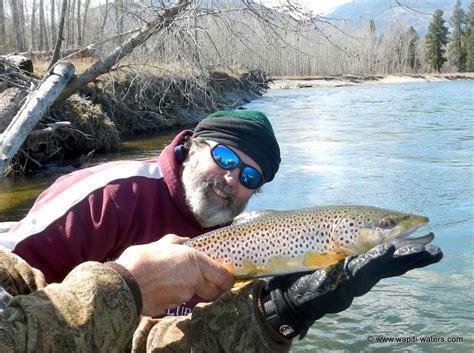 Jeff On The Bitterroot Catching Trout Pike And Oops A Sucker A