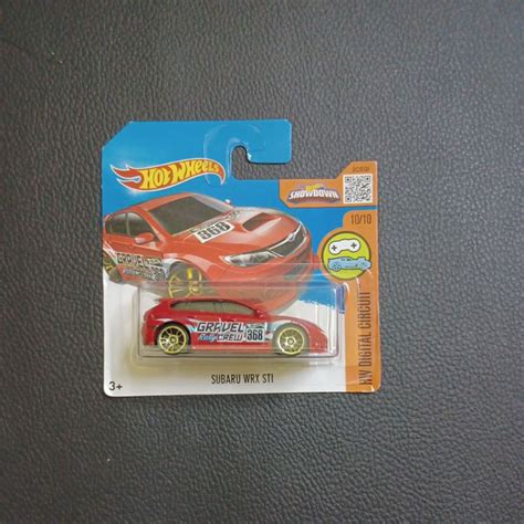 HOT WHEELS SUBARU WRX STI ORIGINAL CIRCUIT GRAVEL SHORT CARD HARD TO FIND Shopee Malaysia