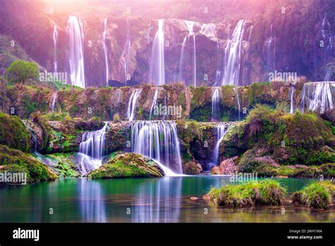 Jiulong waterfall in Luoping, China Stock Photo: 153423882 - Alamy