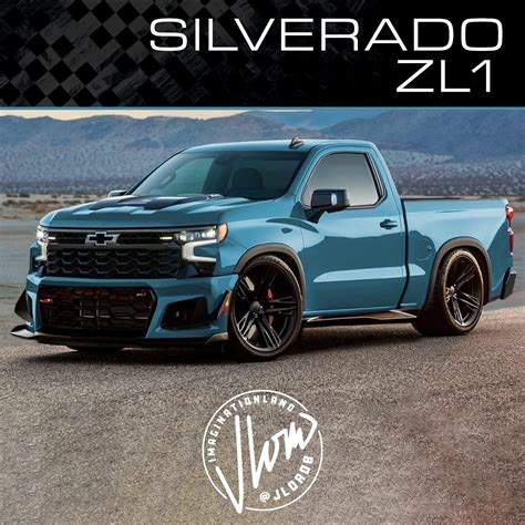 Chevrolet Silverado ZL1 Single Cab Wants a Virtual Piece of the Ram 1500 TRX - autoevolution