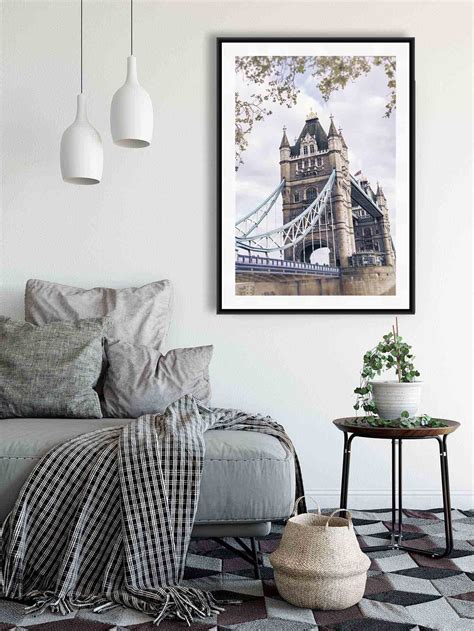 London Print London Bedroom Wall Art Tower Bridge Print - Etsy