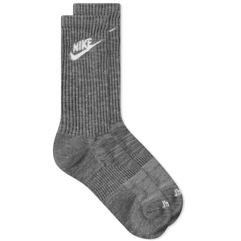 Nike Everyday Plus Cushioned Crew Sock Black And White End Us