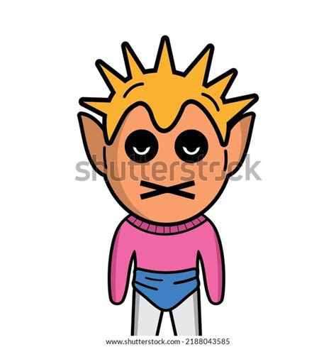 Cartoon People Kids Illustration Vector Design Stock Vector (Royalty ...