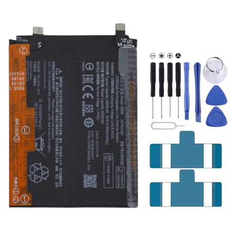 BM58 5000mAh Li Polymer Battery Replacement For Xiaomi 11T 11T Pro