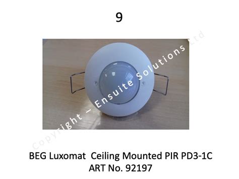 BEG Luxomat Ceiling Mounted PIR PD3 1C ART No 92197