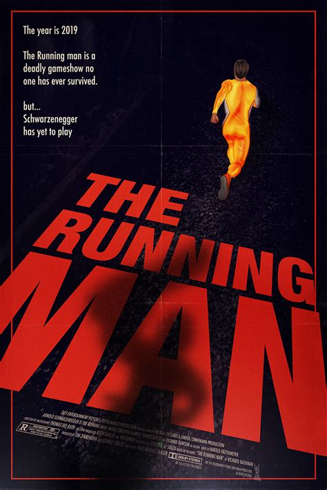 The Running Man Poster