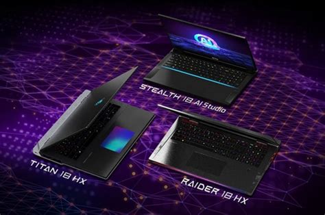 MSI Meluncurkan Laptop Gaming Premium Dengan Layar Mini LED 18 UHD