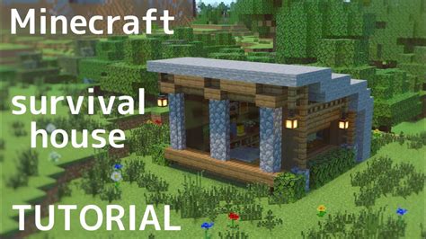 【マインクラフト】初心者でも簡単！石と木でできる仮拠点の作り方【マイクラ建築講座】 マイクラ（minecraft）動画まとめ