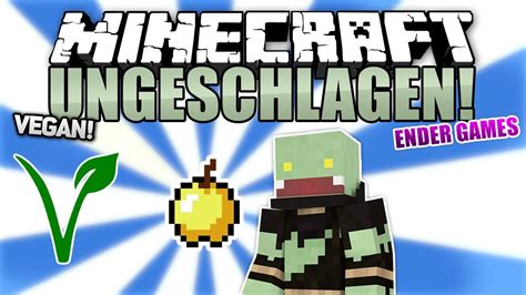 Vegane Runde OP GOLDAPFEL Minecraft UNGESCHLAGEN 20 Ender Games