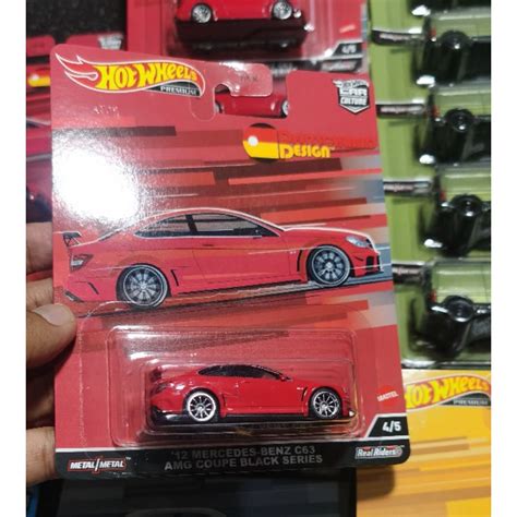 Jual Hot Wheels Mercedes Benz C63 Red Deutschland Design 2022 AMG Coupe Shopee Indonesia