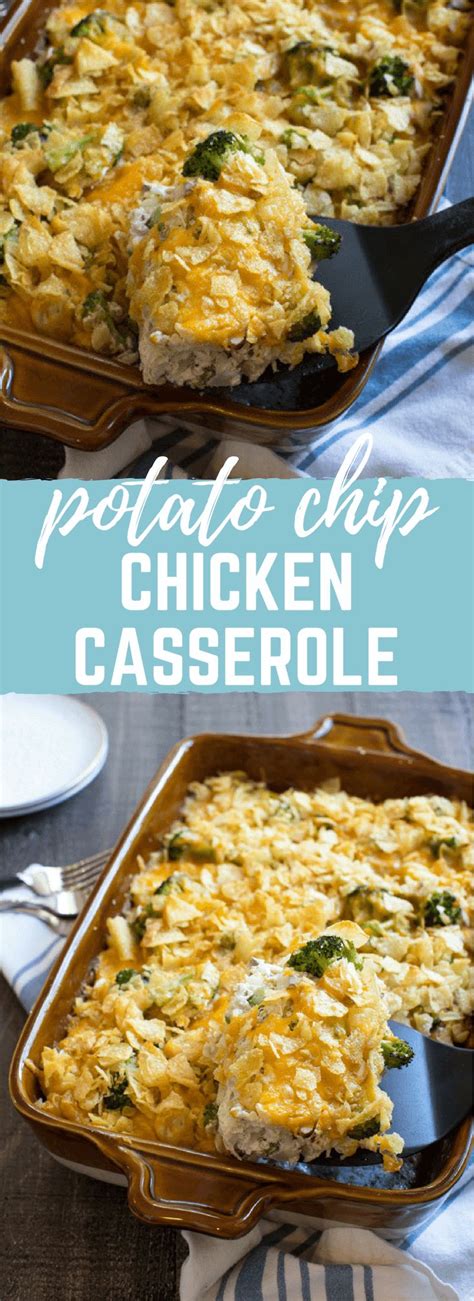 Potato Chip Chicken Casserole A Wholesome Southern Chicken Dinner Recipe Recipe Recipes