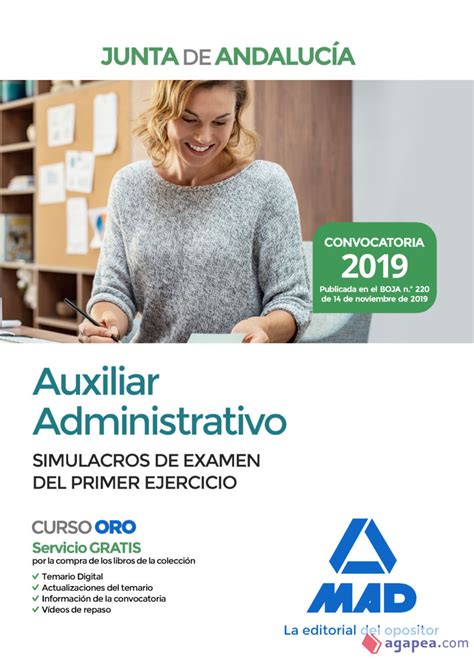 Auxiliar Administrativo De La Junta De Andalucia Simulacros De Examen