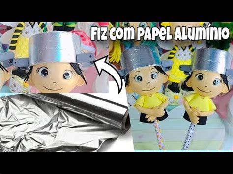 Como fazer panela papel alumínio Primeira parte da aula do Menino